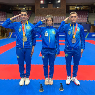 Karatê do Exército Brasileiro conquista ouro e prata no World Games